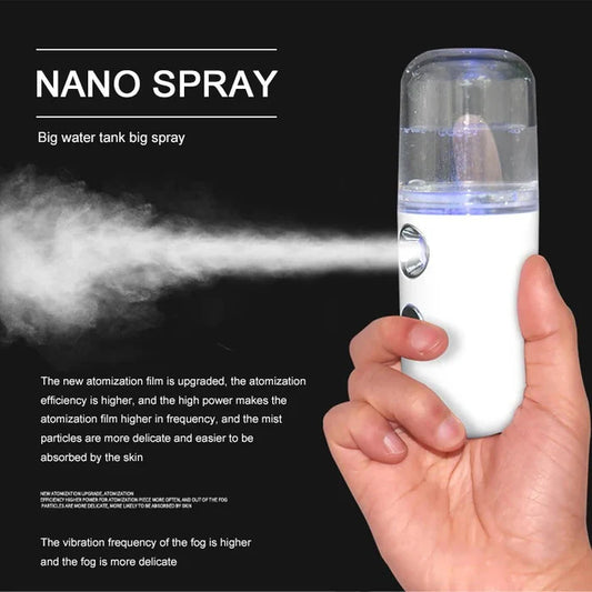 Mini Rechargeable Nano Face Steamer & Mist Sprayer