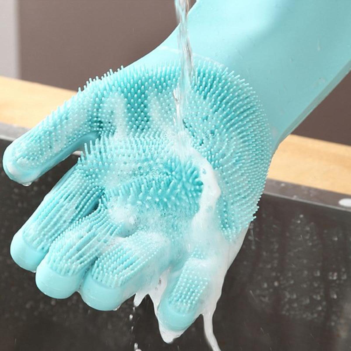 Durable Silicone Dishwashing Gloves