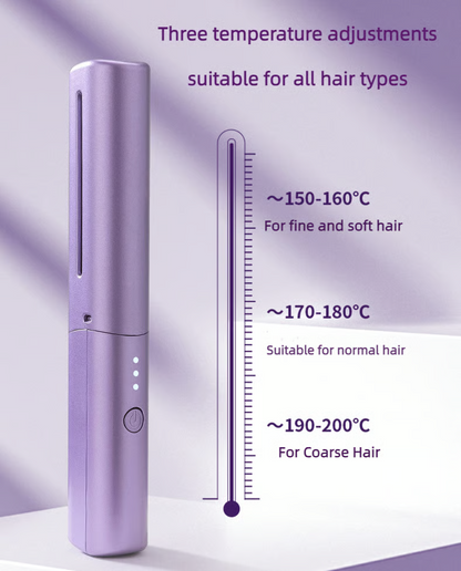 Cordless Mini Hair Straightener Comb