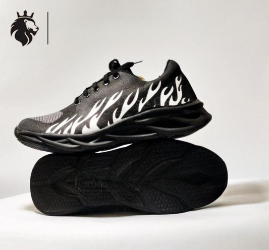 Men's Rubber Comfortable Joggers – White Fire 39