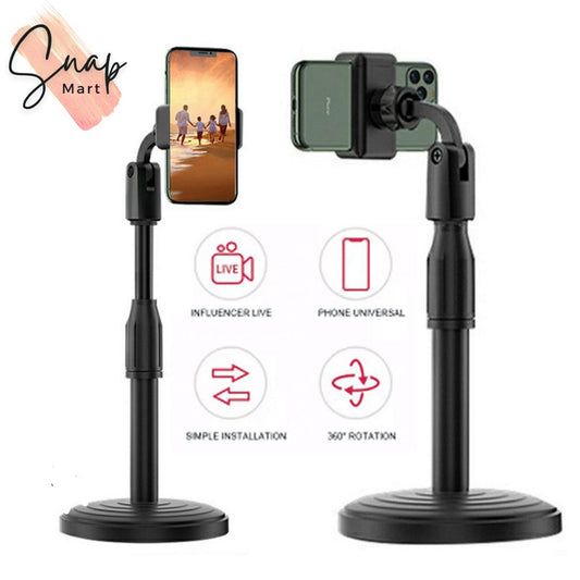 Mini Adjustable Mobile Tripod Stand with Phone Holder
