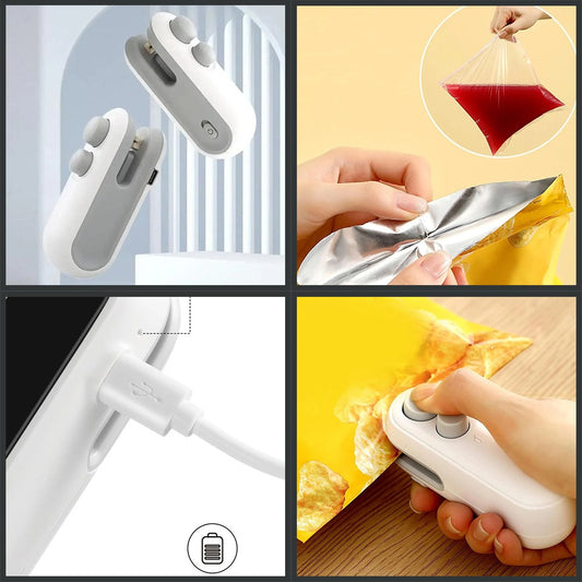 USB Rechargeable Mini Bag Heat Sealer