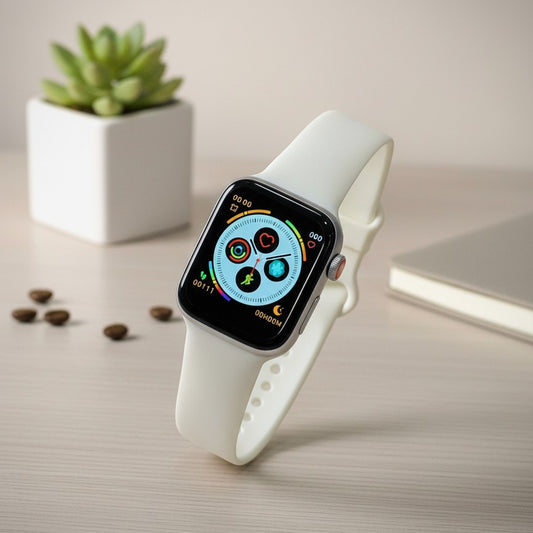Smart Watch with Stylish Display & Silicone Strap