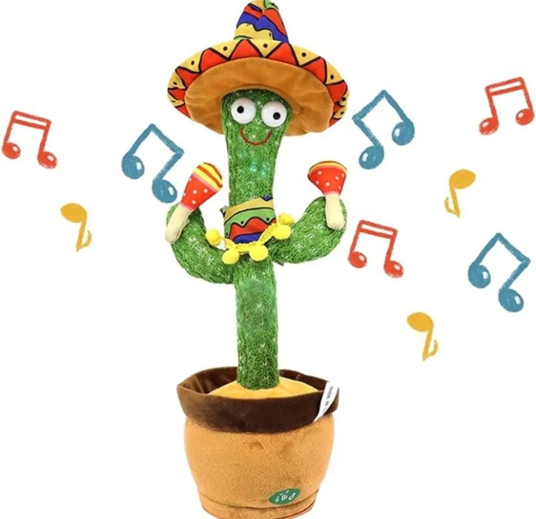 Rechargeable Cute Dancing Cactus Toy